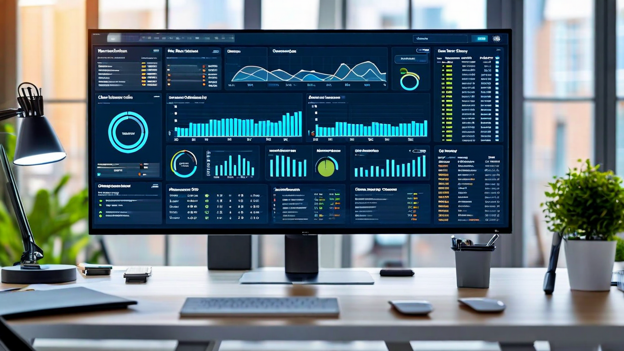 Operations team reviewing process on screen