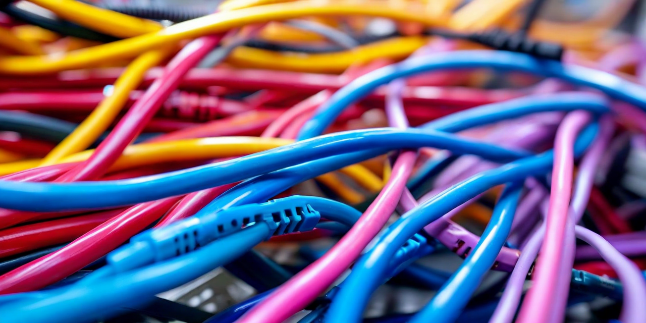 Tangled cables and connectors