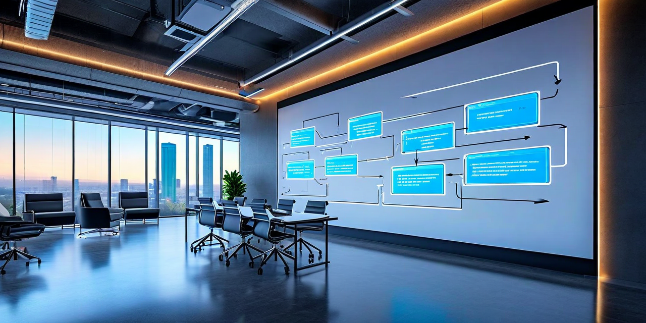 Operations team collaborating around workflow diagram