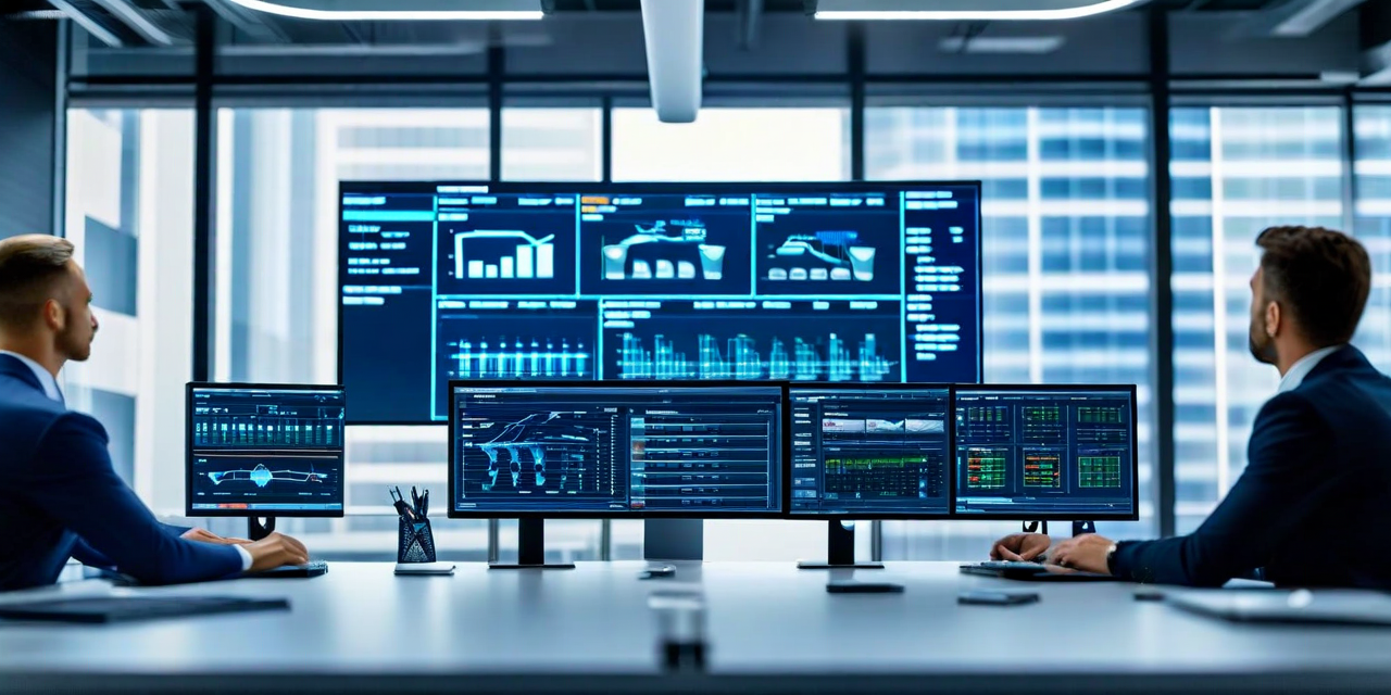 Operations team reviewing process on screen